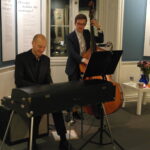 Søren Bebe Duo underholdt gæsterne bl.a. med jazzklassikere.