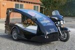 Harley Davidson rustvognsmotorcykel.