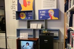 Udstillingen 'De døde i vores liv' på Biblioteket Sønderborg.